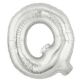 Silver Alphabet Foil Balloon A-Z