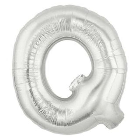 Silver Alphabet Foil Balloon A-Z