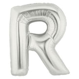 Silver Alphabet Foil Balloon A-Z