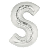 Silver Alphabet Foil Balloon A-Z