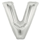 Silver Alphabet Foil Balloon A-Z