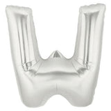 Silver Alphabet Foil Balloon A-Z