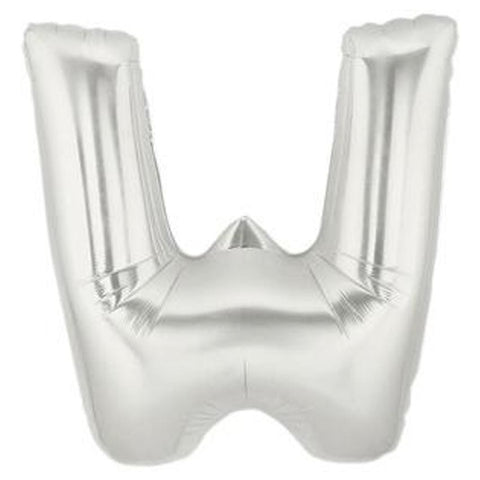 Silver Alphabet Foil Balloon A-Z