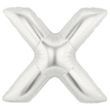 Silver Alphabet Foil Balloon A-Z