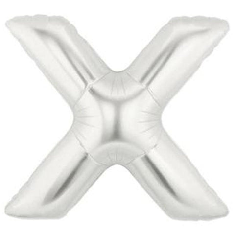 Silver Alphabet Foil Balloon A-Z