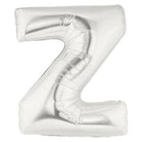 Silver Alphabet Foil Balloon A-Z