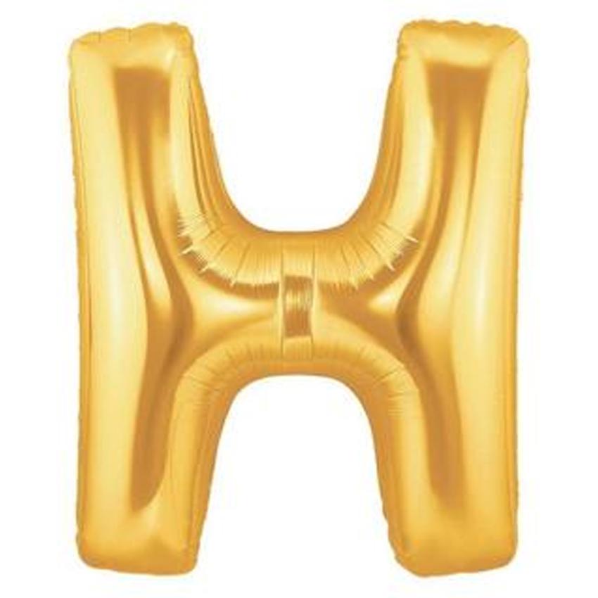 Gold Alphabet Foil Balloon A-Z