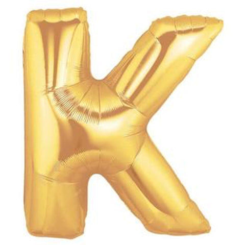 Gold Alphabet Foil Balloon A-Z