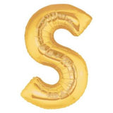 Gold Alphabet Foil Balloon A-Z