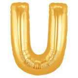 Gold Alphabet Foil Balloon A-Z