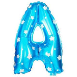 Blue Alphabet Foil Balloon A-Z