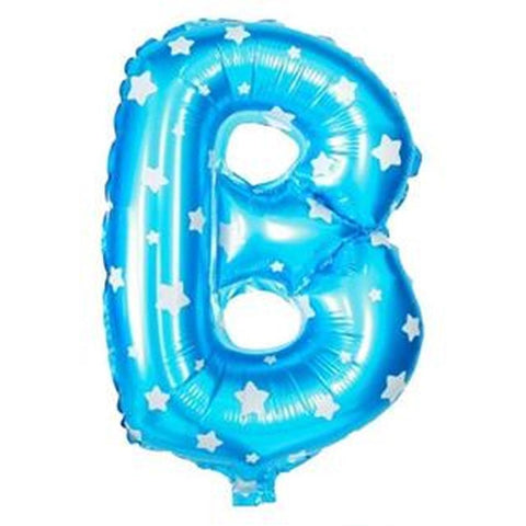 Blue Alphabet Foil Balloon A-Z