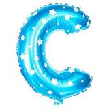 Blue Alphabet Foil Balloon A-Z