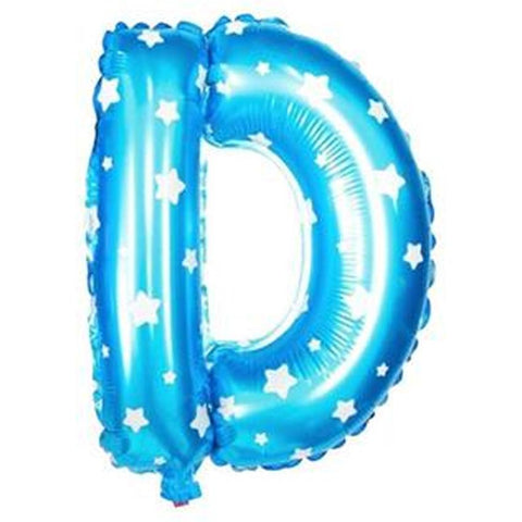 Blue Alphabet Foil Balloon A-Z