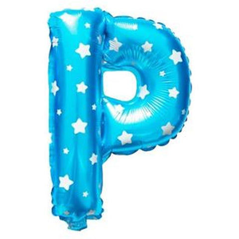 Blue Alphabet Foil Balloon A-Z