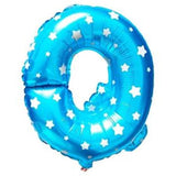Blue Alphabet Foil Balloon A-Z