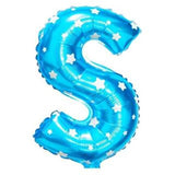 Blue Alphabet Foil Balloon A-Z