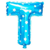 Blue Alphabet Foil Balloon A-Z