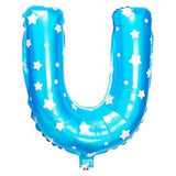 Blue Alphabet Foil Balloon A-Z