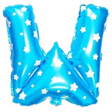 Blue Alphabet Foil Balloon A-Z