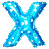 Blue Alphabet Foil Balloon A-Z