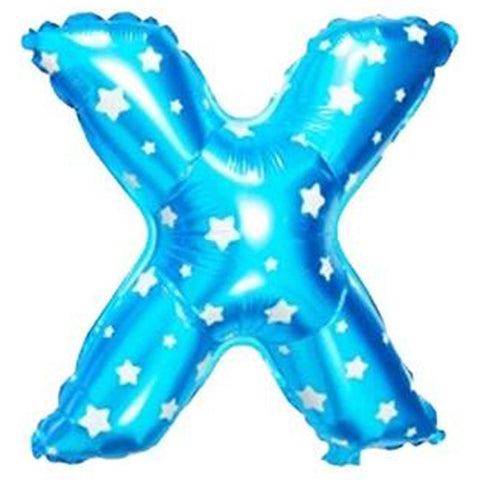 Blue Alphabet Foil Balloon A-Z