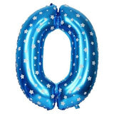 Jumbo Blue Number Foil Balloon 0-9