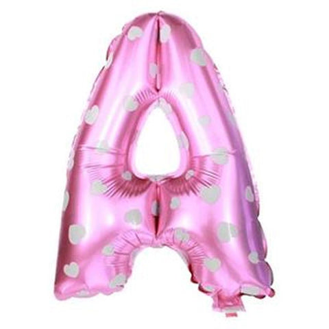 Pink Alphabet Foil Balloon A-Z