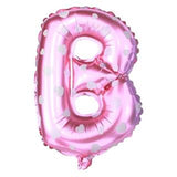 Pink Alphabet Foil Balloon A-Z