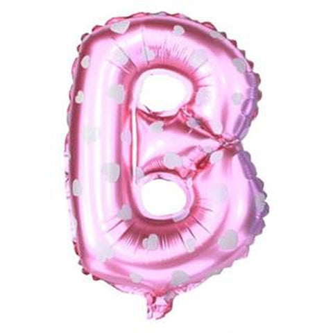Pink Alphabet Foil Balloon A-Z