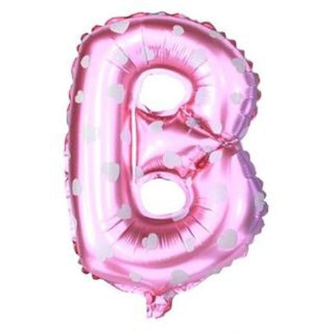 Pink Alphabet Foil Balloon A-Z