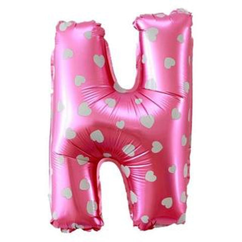Pink Alphabet Foil Balloon A-Z