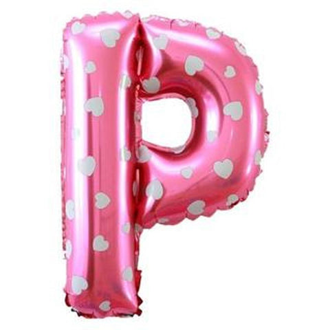 Pink Alphabet Foil Balloon A-Z