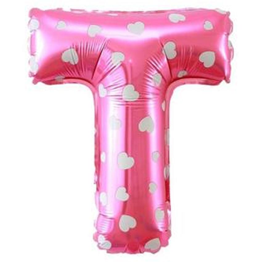 Pink Alphabet Foil Balloon A-Z