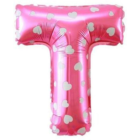 Pink Alphabet Foil Balloon A-Z