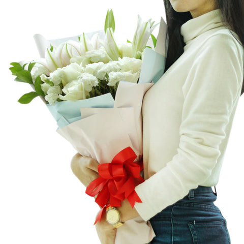 Beautiful in White Bouquet
