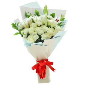 Beautiful in White Bouquet