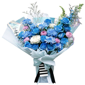 [Valentine] Blue Valentine Bouquet