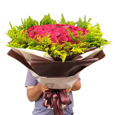 Passionate Red Rose kiss Bouquet