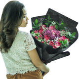 Pink Rose and Pink Hydrangea Bouquet