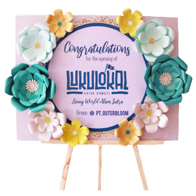 Flowery Pop Paper Flower Board