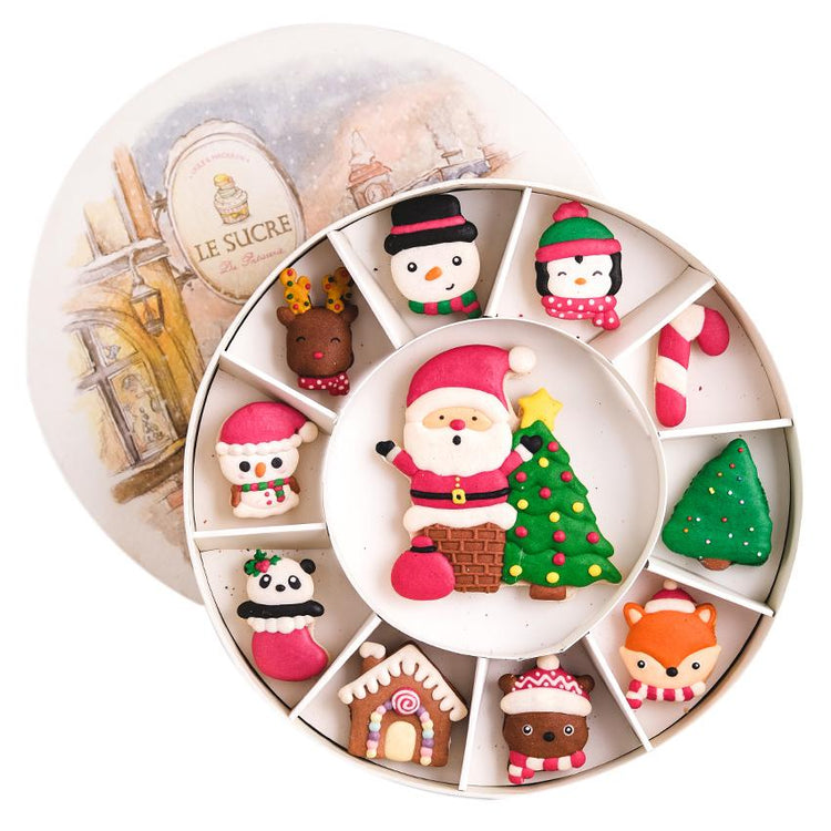 Le Sucre Christmas HoHo Santa Circle Box
