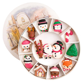 Le Sucre Christmas Santa Choir Circle Box