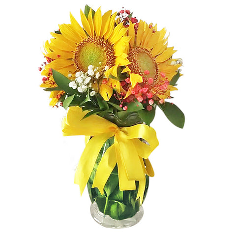 5 Sunflower in Vase