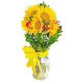 5 Sunflower in Vase