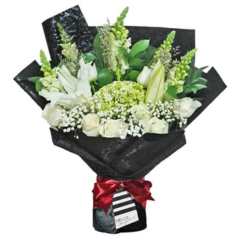 Romantic Universe Elegant Black Bouquet