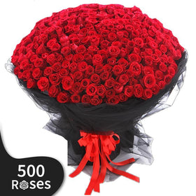 [Valentine] 500 Days of Blooming Roses Giant Flowers