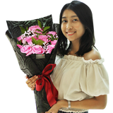 The Classic Midnight Hand Bouquet Sweet Pink