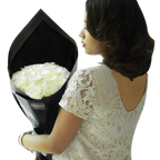 Black Pearl Dazzling White Small Bouquet