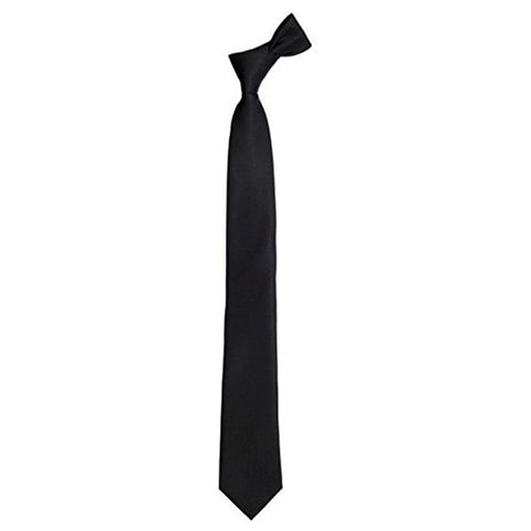 Men's Collection Classic Neck Tie - Black